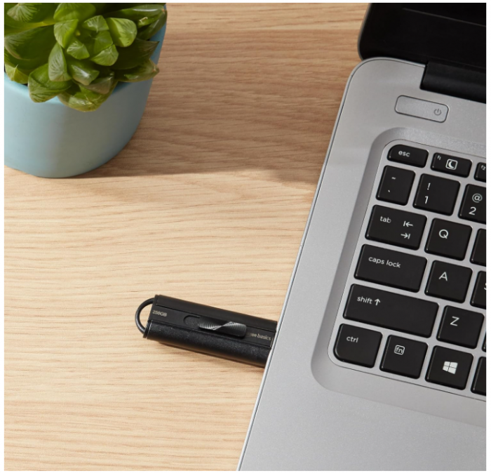 Memorie USB 3.1 ultrarapidă de 256 GB Amazon Basics, negru [4]