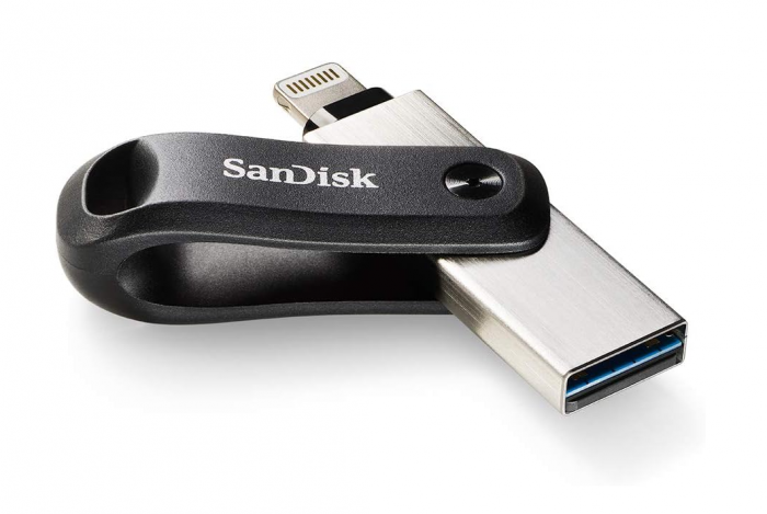Memorie USB SanDisk iXpand Go de 64 GB, cu conectori Lightning și USB 3.0 [2]