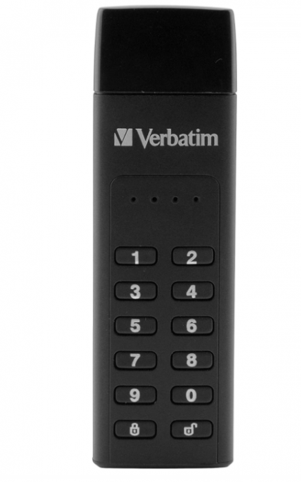 Memorie USB Verbatim Keypad Secure USB 3.2 Gen 1, 32 GB, negru [2]