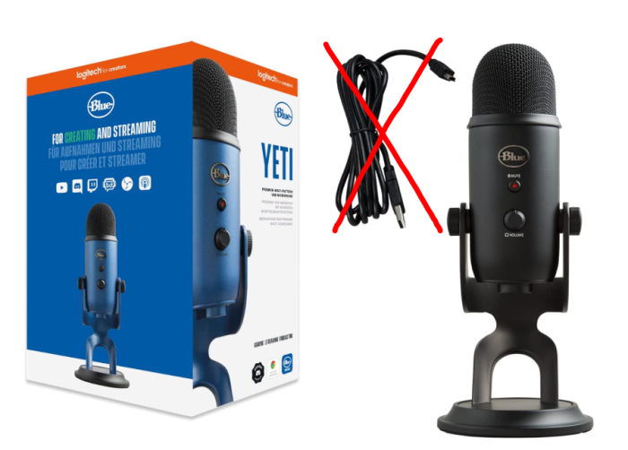 Microfon profesional Blue Microphones Yeti Logitech, negru [4]