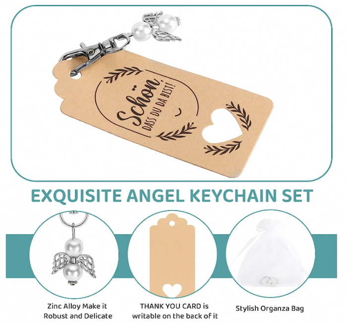 MIIEPLS Pachet de 36 pandantive cu înger păzitor, pentru nuntă, botez, sarbatori [4]