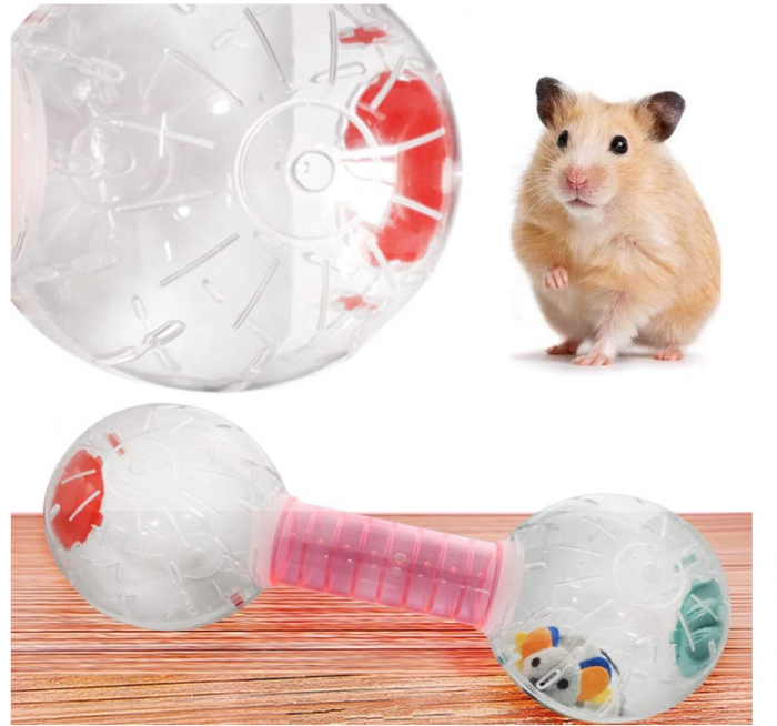Minge transparenta pentru Hamster WishLotus, de 14 cm [9]