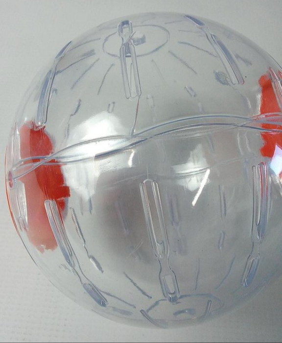 Minge transparenta pentru Hamster WishLotus, de 14 cm [3]