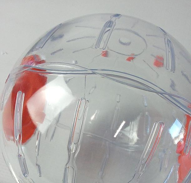 Minge transparenta pentru Hamster WishLotus, de 14 cm [4]