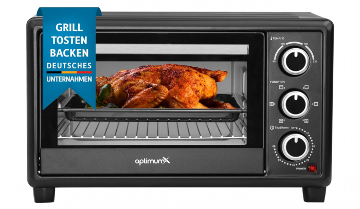 Mini-Cuptor electric OptimumX, 20 L, 1380 W, negru [1]