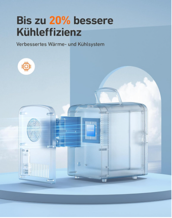 Mini Frigider 2 în 1 AstroAI, 4 litri, cu funcție de răcire și încălzire, 12 volți cu brichetă și priză de 230 volți [5]