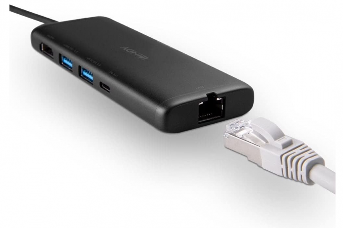 Mini stație de andocare pentru laptop LINDY 43358 DST-Mini USB C [3]