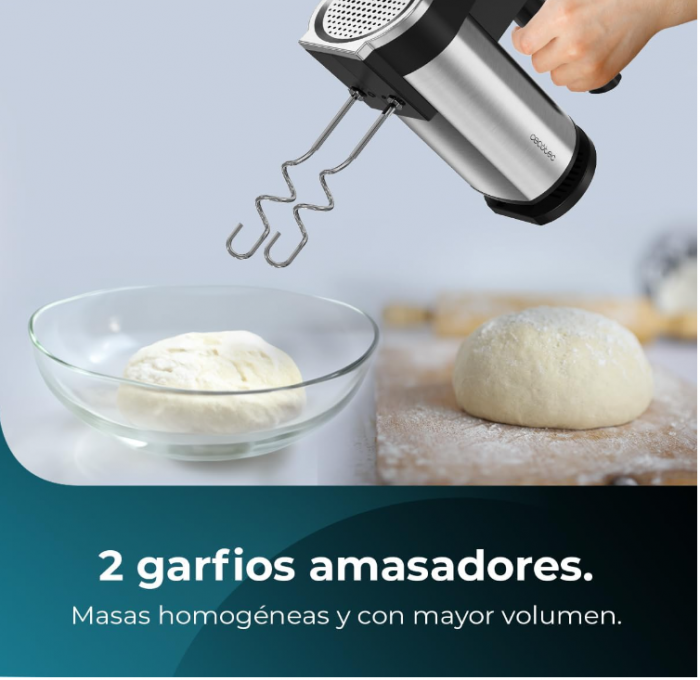 Mixer Cecotec PowerTwist 500 Full Steel, 500 W, 5 viteze plus funcție Turbo [9]