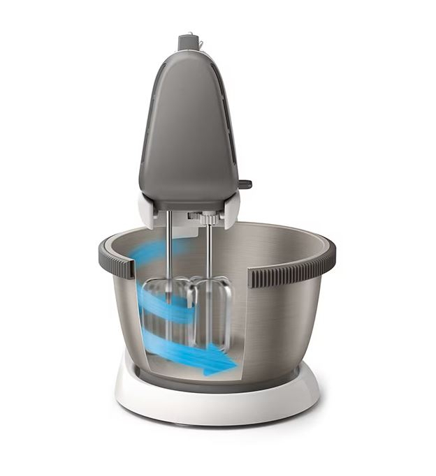 Mixer cu bol Philips HR3750/00 Daily, 5 viteze, 450 W, bol 3L [11]