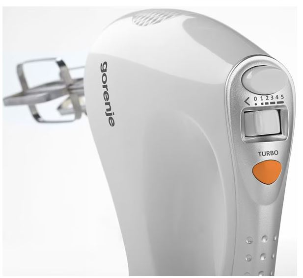 Mixer de mana GORENJE M450W, 450W, 5 trepte viteza, alb [4]