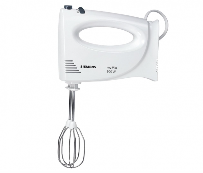 Mixer Siemens MQ95020N,  2 cârlige pentru aluat, 2 teluri, 300 W [2]