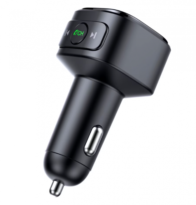 Modulator FM Bluetooth Serioux ABFM46, QC 3.0, USB, Negru [3]