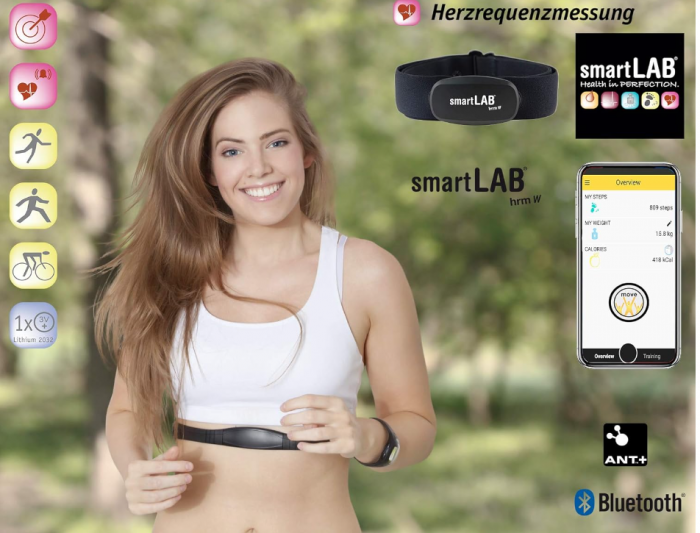 Monitor de ritm cardiac SmartLab Hrm W, cu Bluetooth si ANT+ [7]