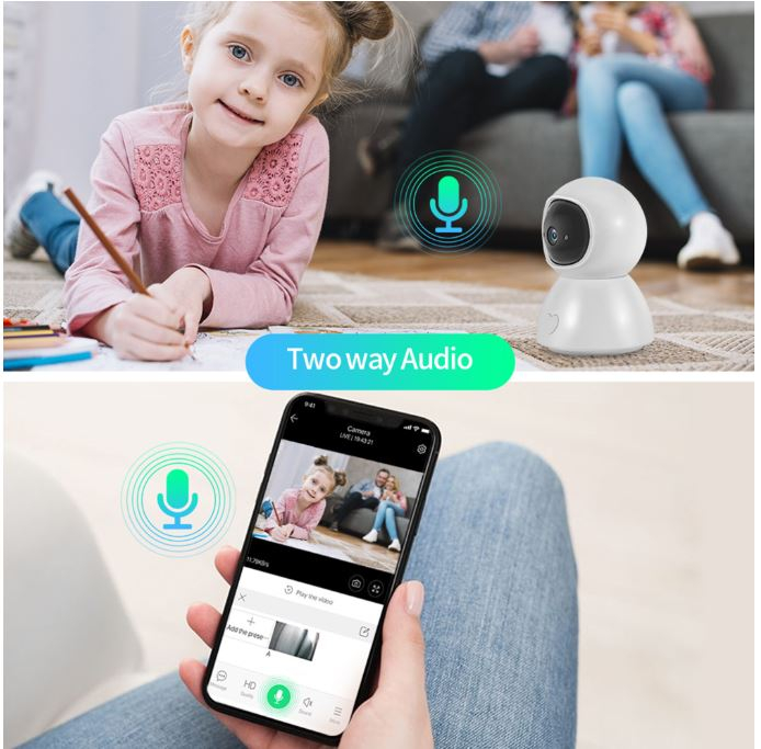 Monitor video pentru bebelusi Mappy Wireless Cam VBM20192, full HD, 2MP [9]