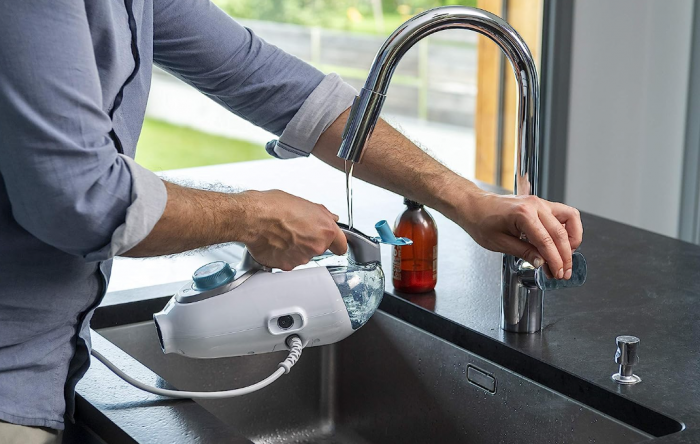 Mop cu abur BLACK+DECKER și mănușă STEAMITT, 1300W, 500 ml, FSMH1321JSM-QS [9]