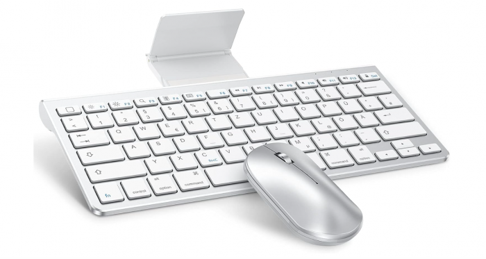 Mouse cu bluetooth OMOTON pentru iPad și iPhone, argintiu [6]