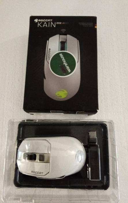Mouse de gaming Roccat Kain 202 Aimo RGB, 16.000 DPI, senzor Owl-Eye, alb [3]