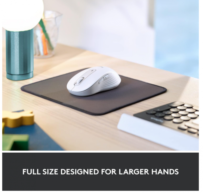 Mouse fără fir Logitech Signature M650 L, alb [4]