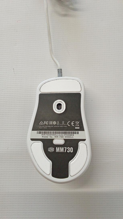 Mouse gaming Cooler Master MM730 RGB-LED, cu fir, 48 g,16K DPI, Alb [3]