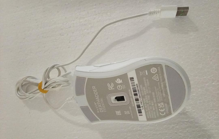 Mouse Gaming RAZER DeathAdder Essential 2021, 6400 dpi, alb [3]