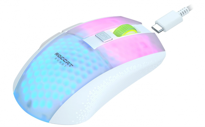 Mouse Gaming ROCCAT Burst ProAir, RGB, 19000 dpi, alb [5]