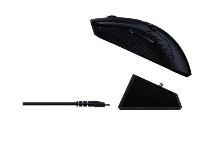 Mouse gaming wireless Razer Viper Ultimate & Dock, Ultrausor 74g, iluminare Chroma RGB, Negru [6]