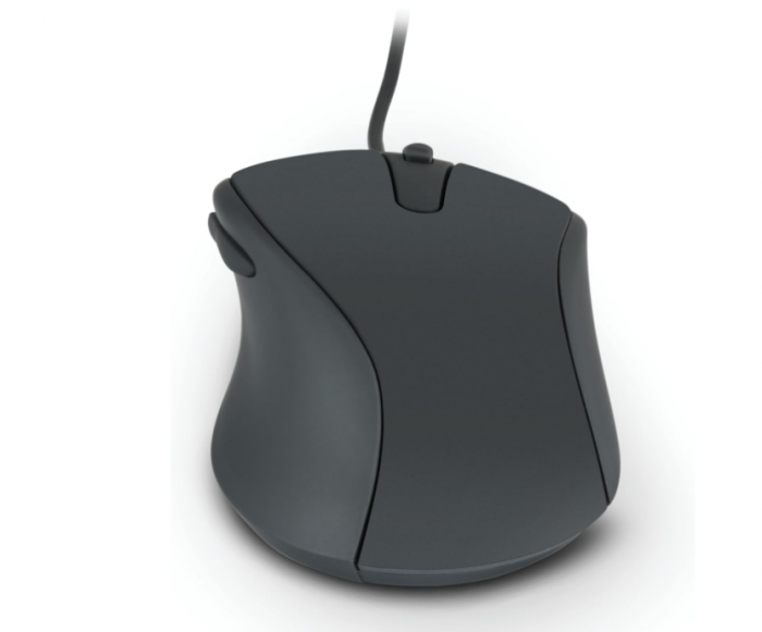 Mouse optic silențios Speedlink AXON cu cablu și suprafață antibacteriană, până la 2400 dpi, negru [6]