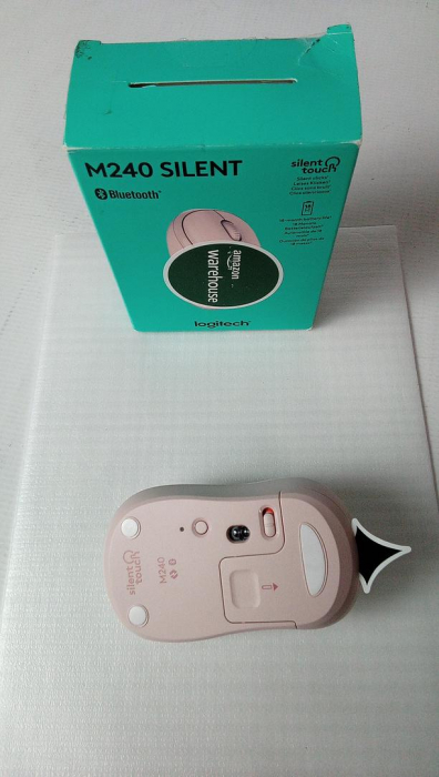 Mouse silențios wireless cu Bluetooth Logitech M240, roz [3]