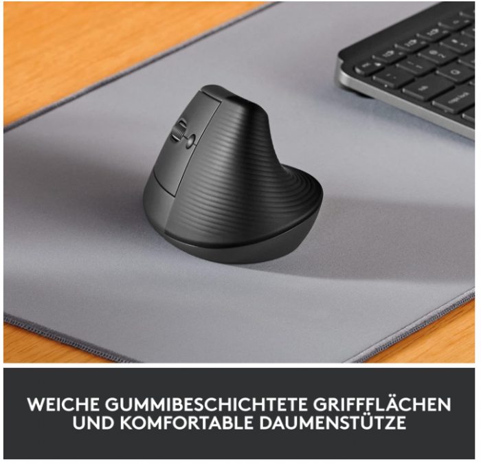 Mouse vertical Logitech Lift stangaci, Bluetooth, grafit [2]
