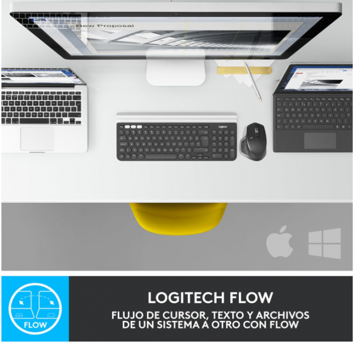 Mouse wireless cu Bluetooth Logitech MX Master 2S gri [4]