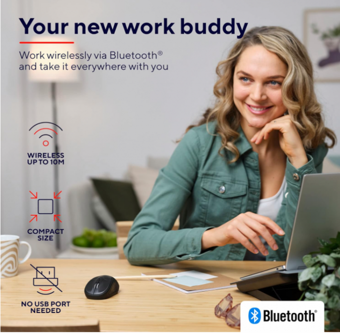 Mouse wireless Trust Primo cu Bluetooth, negru [3]