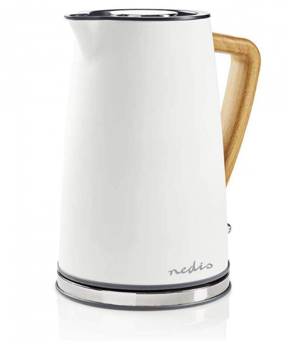 Nedis Fierbător de apa electric, Soft-Touch 1,7 L,  Alb [5]