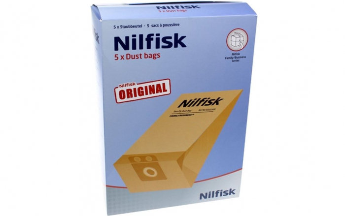 Set 5 saci de hartie pentru aspirator NILFISK 82222900 [1]