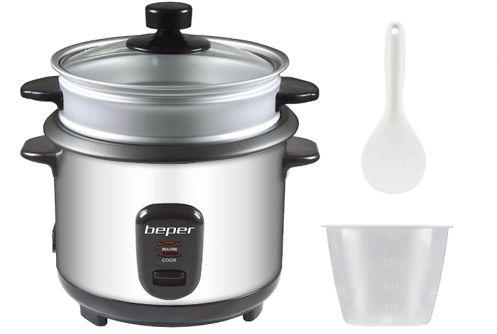 Oala electrica Beper de gătit orez, 1 litru pentru 625g orez [3]