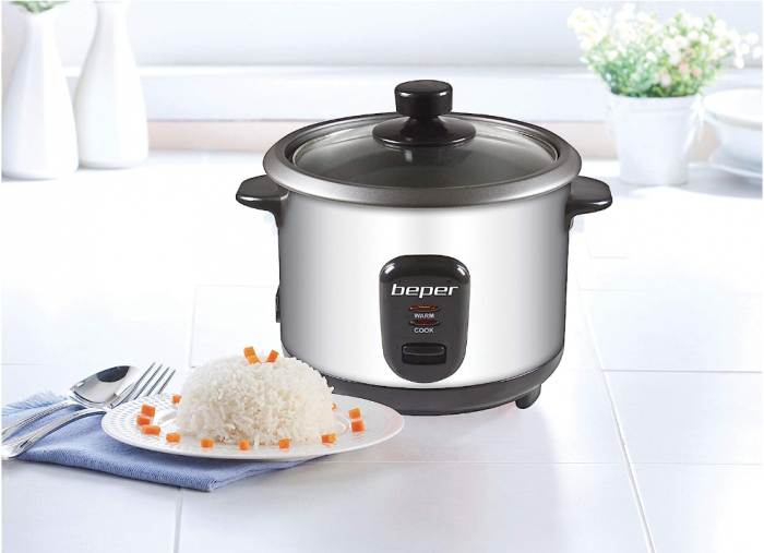 Oala electrica Beper de gătit orez, 1 litru pentru 625g orez [9]