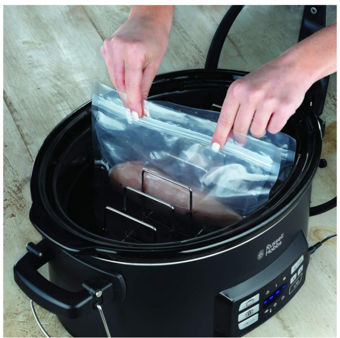 Oală Pentru Gătit Lent Russell Hobbs 25630-56, termometru inclus, negru [7]