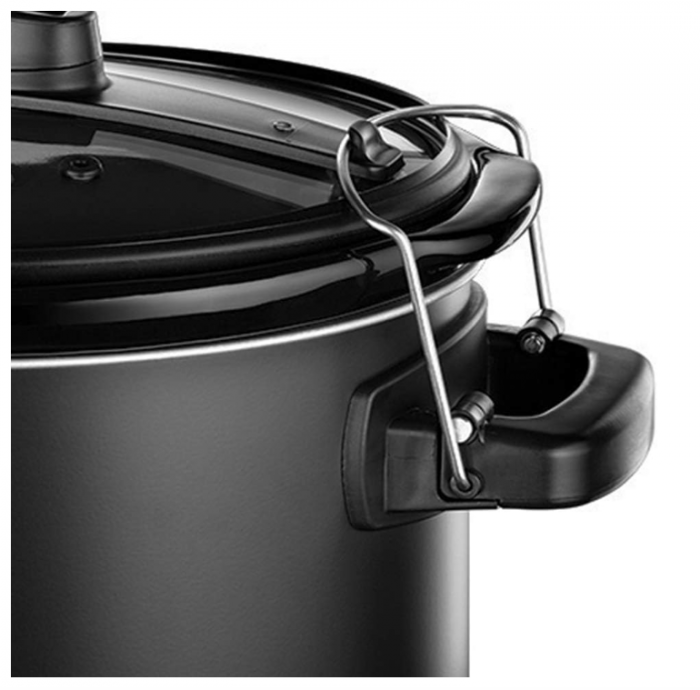 Oală Pentru Gătit Lent Russell Hobbs 25630-56, termometru inclus, negru [6]