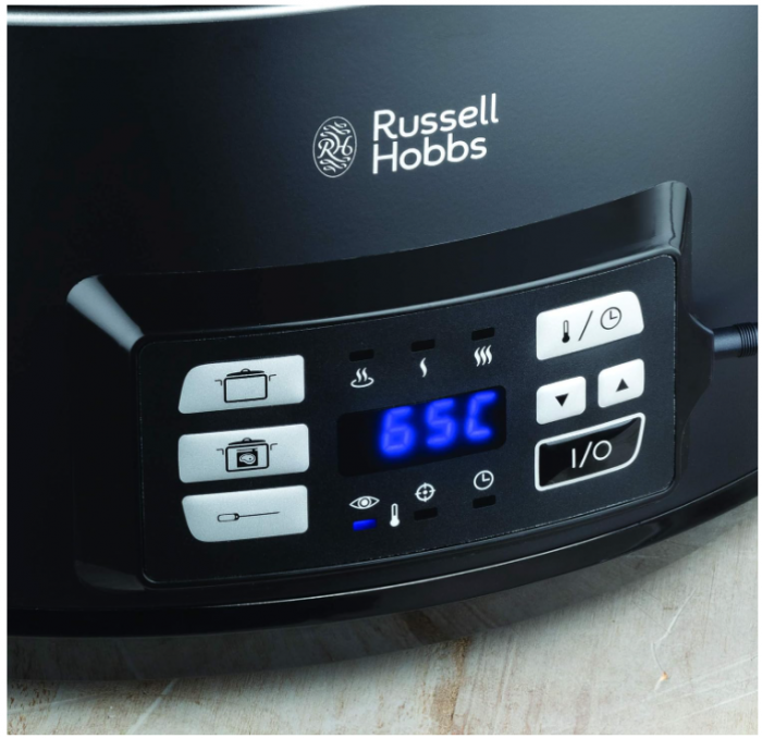 Oală Pentru Gătit Lent Russell Hobbs 25630-56, termometru inclus, negru [5]