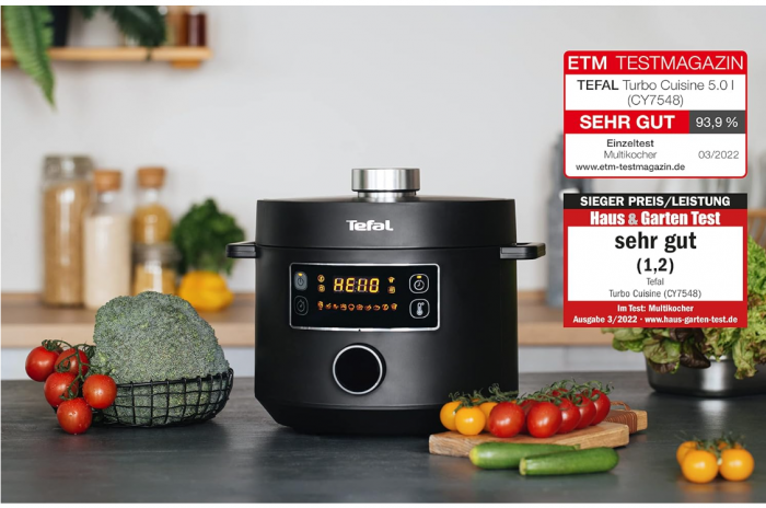 Oala sub presiune electrica Tefal CY7548 Turbo Cuisine Multicooker, 1000 W, 4.8 L [5]