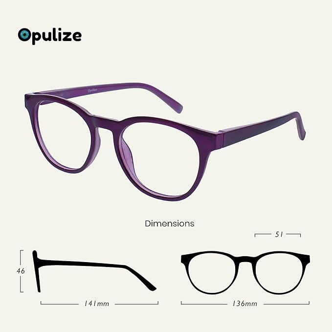 Ochelari de blocare a luminii albastre Opulize, violet [2]