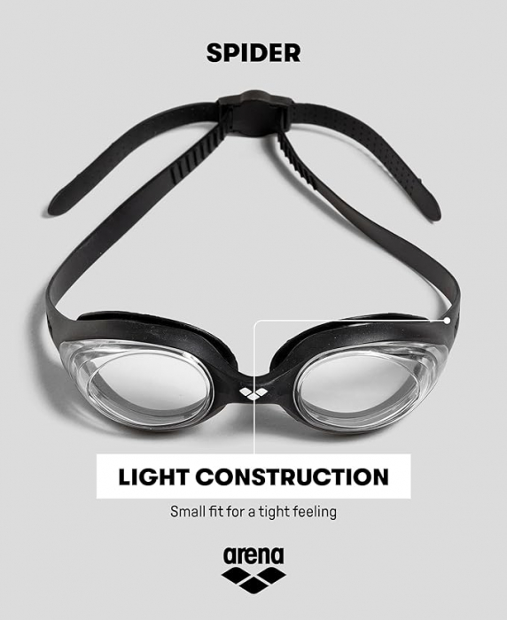 Ochelari de înot pentru adulți Arena Spider cu protecție UV si anti-aburire [6]