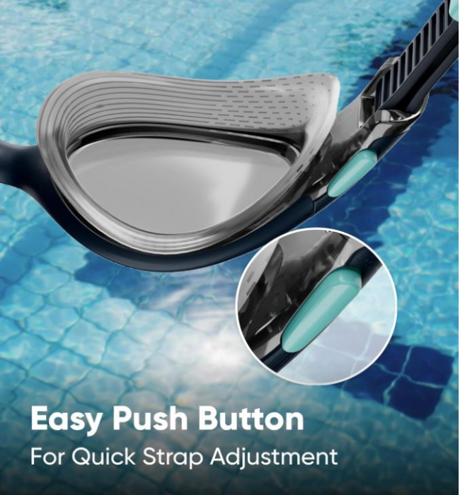 Ochelari de inot Speedo pentru femei Biofuse 2.0 cu lentile transparente, albastru [7]