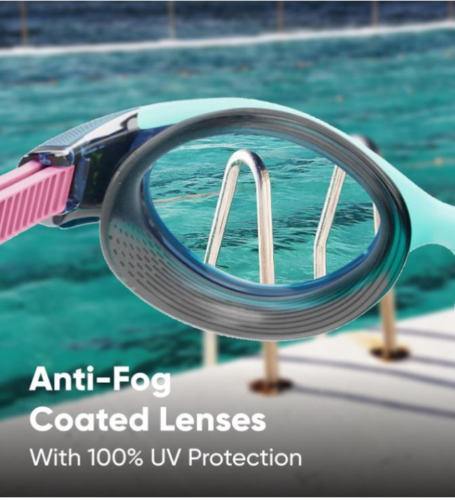 Ochelari de inot Speedo pentru femei Biofuse 2.0 cu lentile transparente, albastru [9]