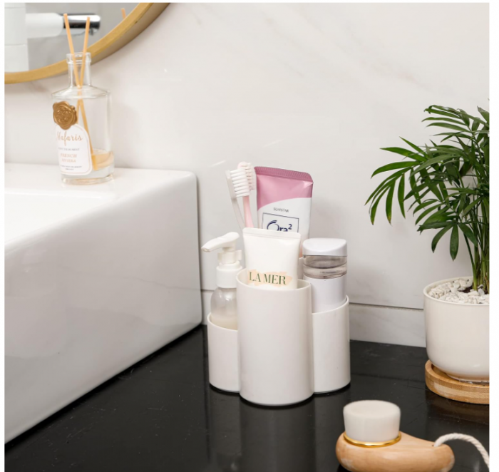 Organizator cosmetice YAKALIKA pentru pensule de machiaj, alb [8]