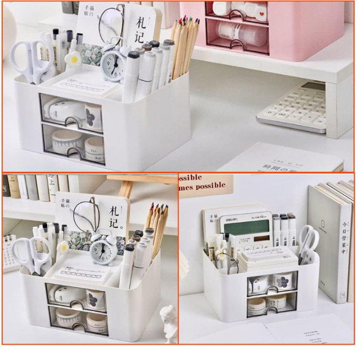 Organizator de birou LOMUG, alb [6]