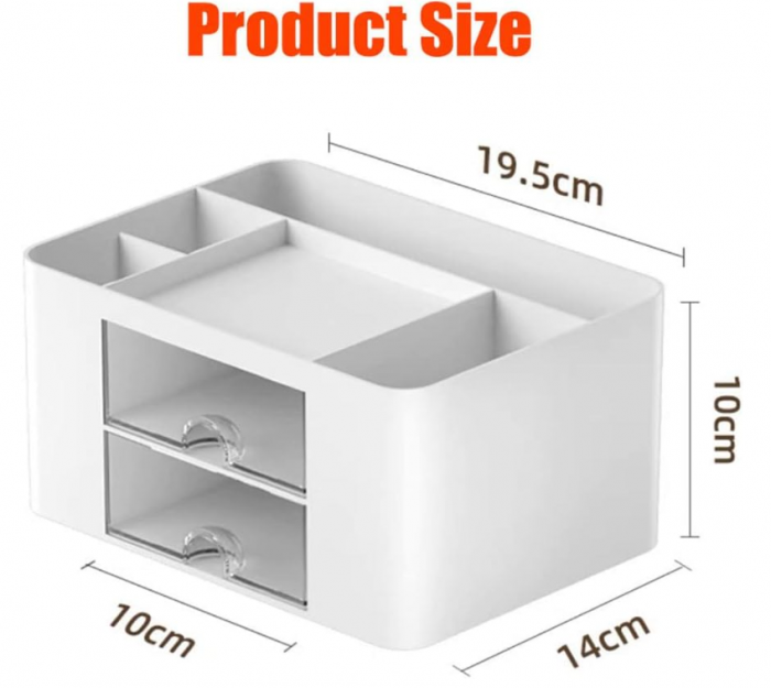 Organizator de birou LOMUG, alb [4]