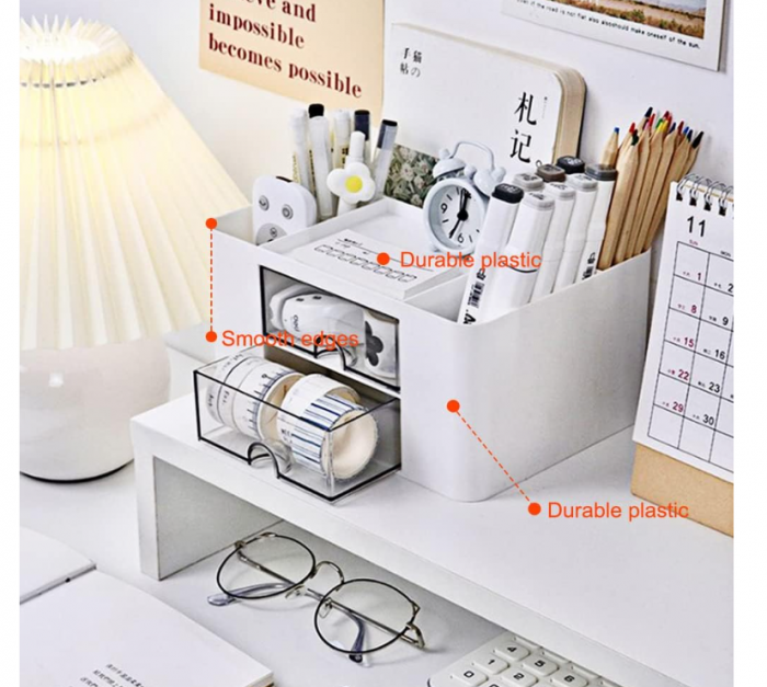 Organizator de birou LOMUG, alb [5]