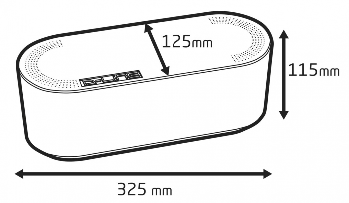 Organizator de cabluri tip cutie D-Line [6]
