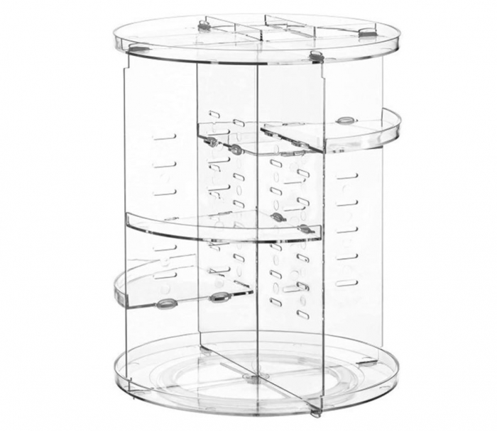 Organizator de machiaje pentru birou Tainrunse, transparent [1]