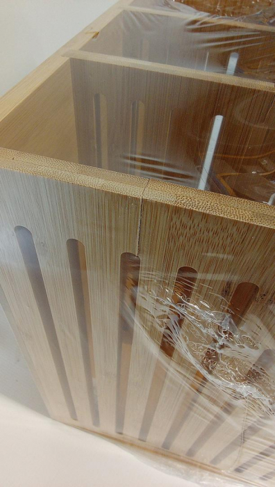 Organizator pentru birou Relaxdays, 3 compartimente, 30 x 28 x 26.5 cm [4]